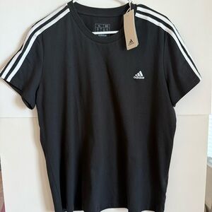 Adidas Black Fitted Short Sleeve Tee